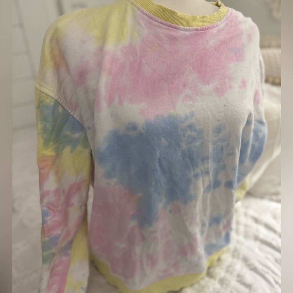 Le Lis Pastel Yellow and Pink Top
